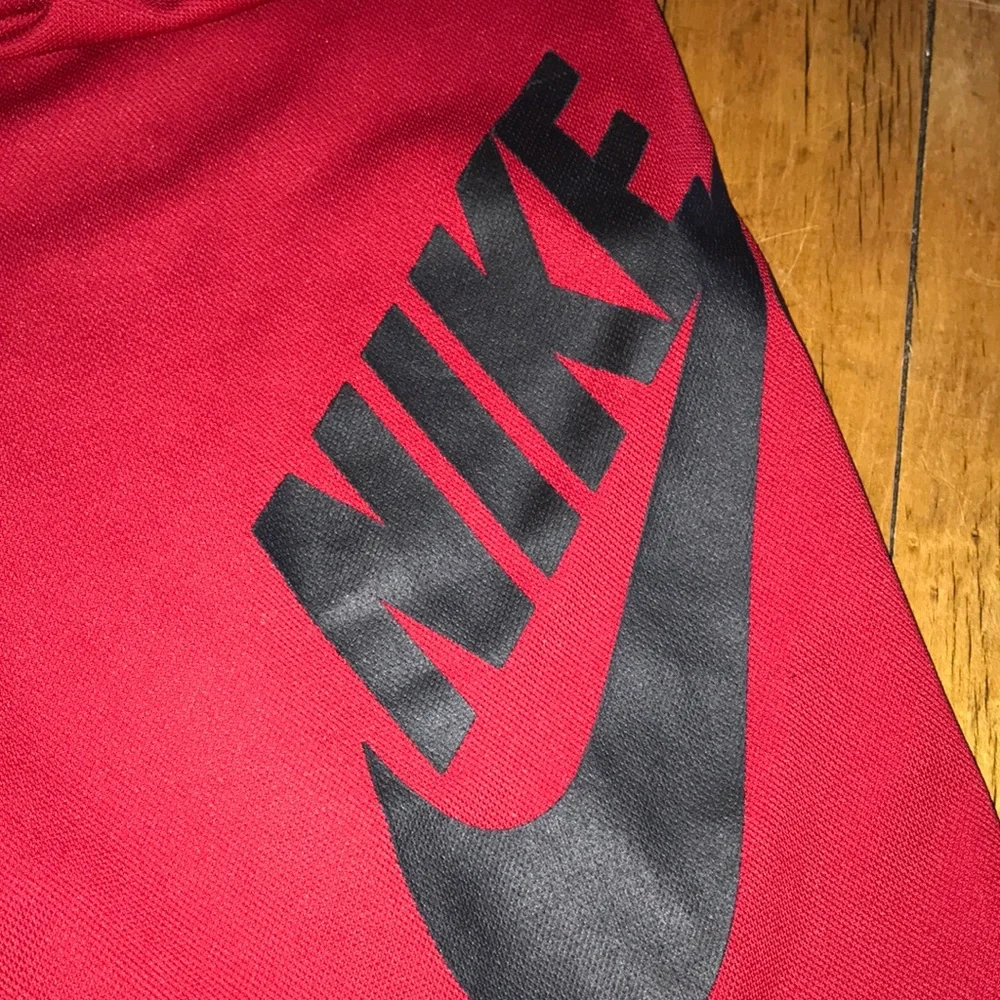 Nike Red Shorts with Black Nike SB Tag